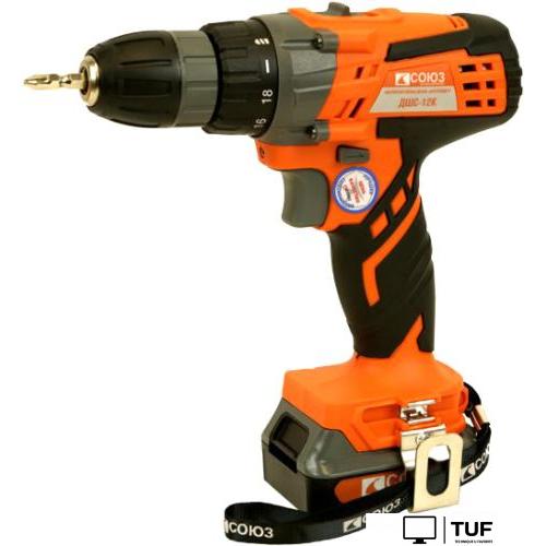 Дрель-шуруповерт Союз ДШС-12К (с 2-мя АКБ, кейс)