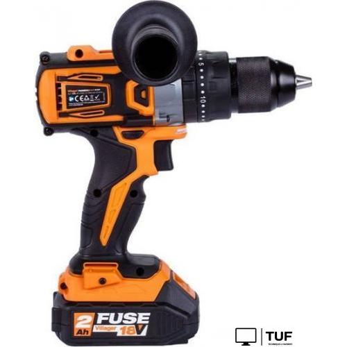 Ударная дрель-шуруповерт Villager Fuse VLP 5120 2BSC 056354 (с 2-мя АКБ, кейс, оснастка)