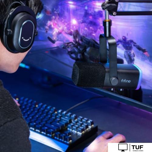 Проводной микрофон FIFINE AM8T (черный)