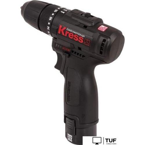 Ударная дрель-шуруповерт Kress KU362.2 (с 2-мя АКБ, сумка)