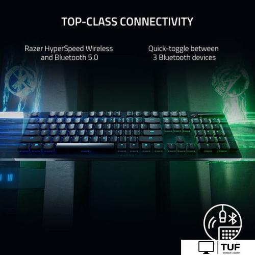 Клавиатура Razer Deathstalker V2 Pro Wireless (Razer Low Profile Optical Red)