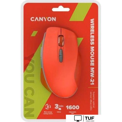 Мышь Canyon MW-21 (оранжевый)