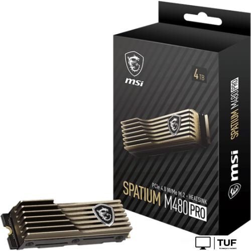 SSD MSI Spatium M480 Pro HS 2TB S78-440Q620-P83