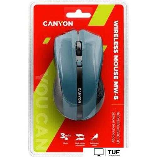 Мышь Canyon MW-5 (синий)