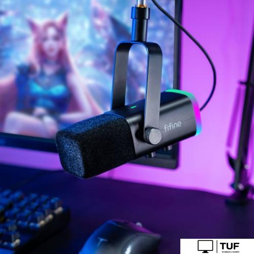 Проводной микрофон FIFINE AM8T (черный)