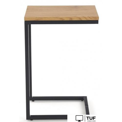 Приставной столик Halmar Nisa (дуб золотой/черный)