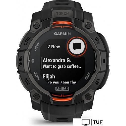 Умные часы Garmin Instinct 3 Solar 45 мм (черный)