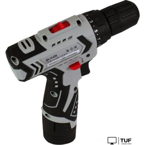 Дрель-шуруповерт Ресанта ДА-12-2ЛК (с 2-мя АКБ, кейс)