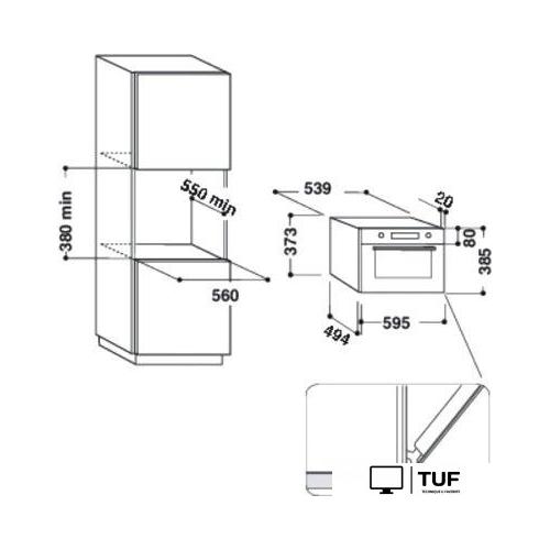 Микроволновая печь Whirlpool AMW 730 IX