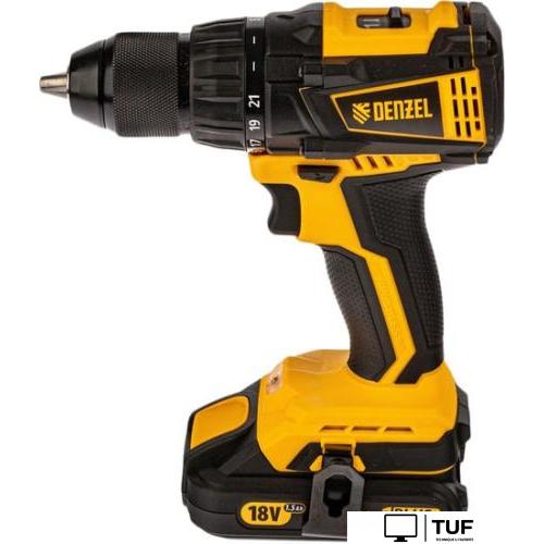 Дрель-шуруповерт Denzel BLDL-IB-IB-18-02 (с 2-мя АКБ, кейс)