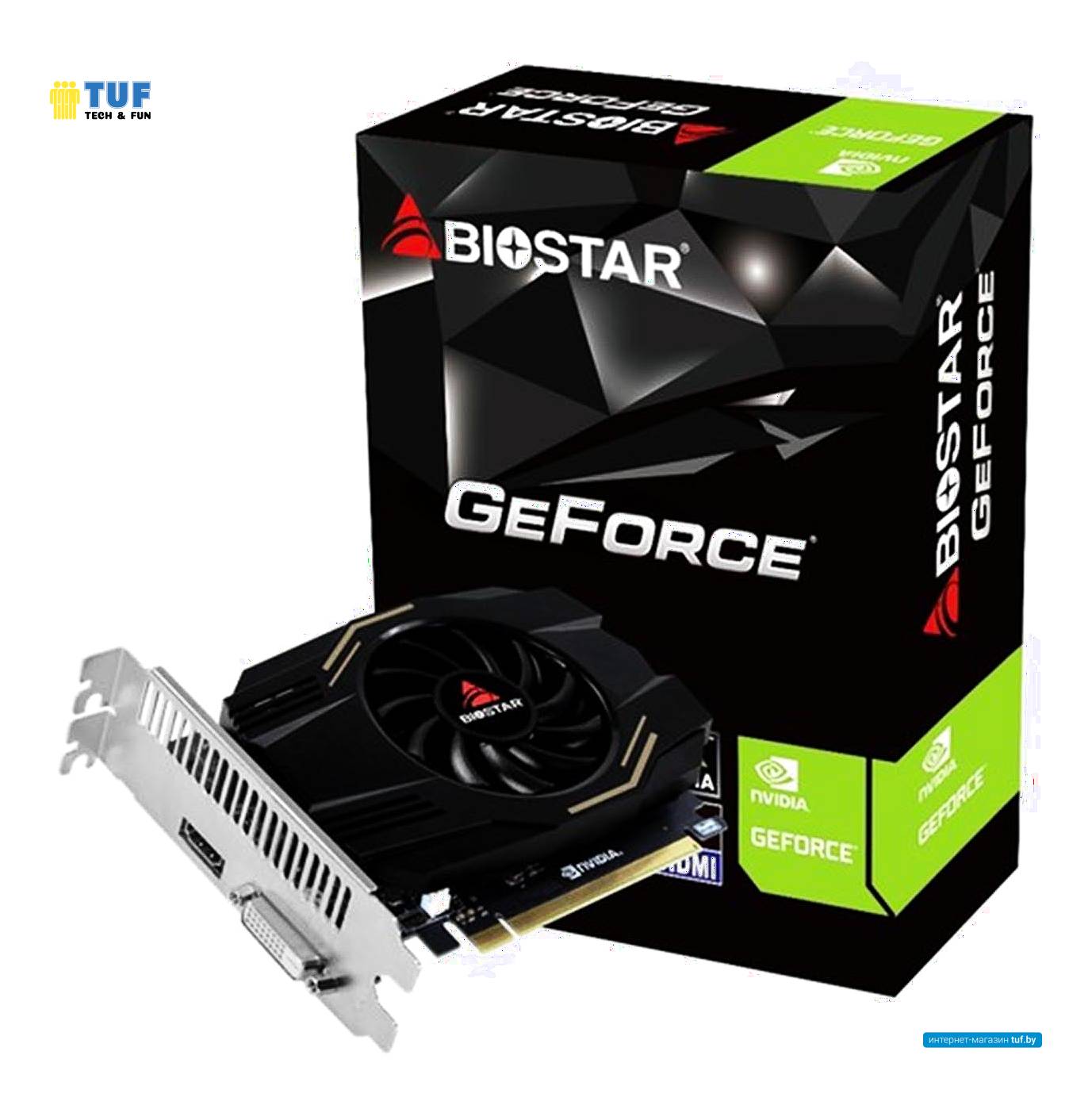 Видеокарта BIOSTAR GeForce GT 1030 4GB DDR4 VN1034TB46