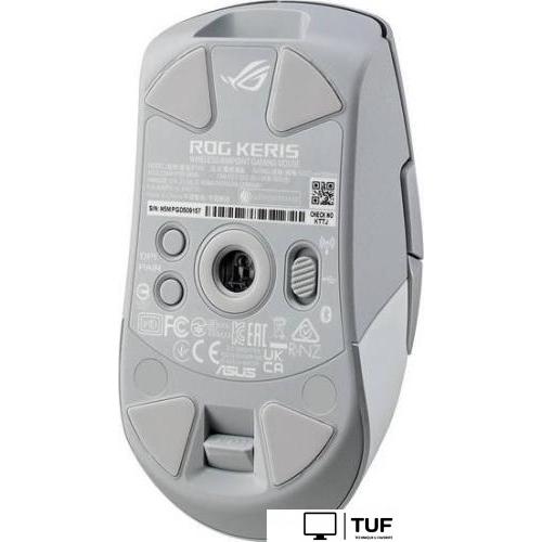 Игровая мышь ASUS ROG Keris Wireless AimPoint Moonlight White