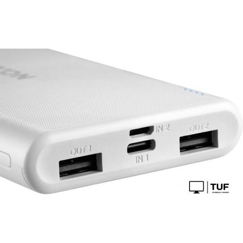 Внешний аккумулятор Canyon PB-106 10000mAh (белый)