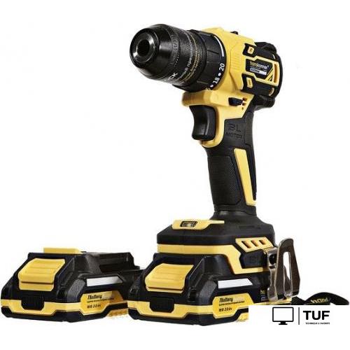 Дрель-шуруповерт Hanskonner HCD2065C (с 2-мя АКБ, кейс)