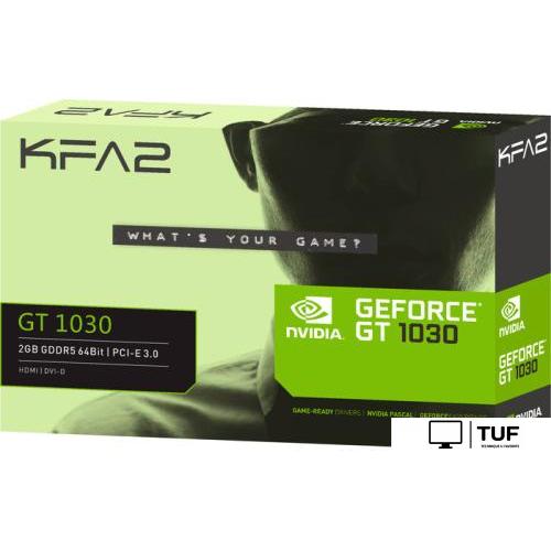 Видеокарта KFA2 GeForce GT 1030 2GB GDDR5 [30NPH4HVQ4SK]