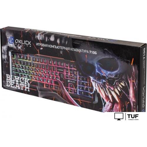 Клавиатура Oklick 710G Black Death