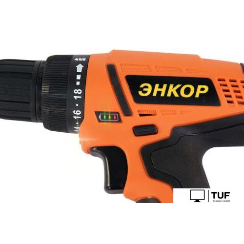 Дрель-шуруповерт Энкор ДША-2 14.4ЭР/10Л 50025 (с 2-мя АКБ 2 Ah)