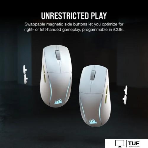 Игровая мышь Corsair M75 Wireless RGB White