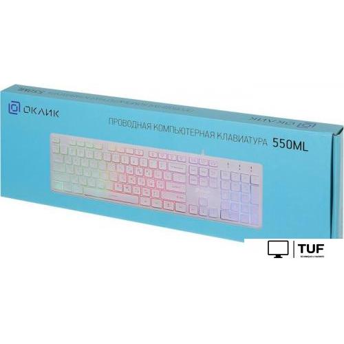 Клавиатура Oklick 550ML (белый)