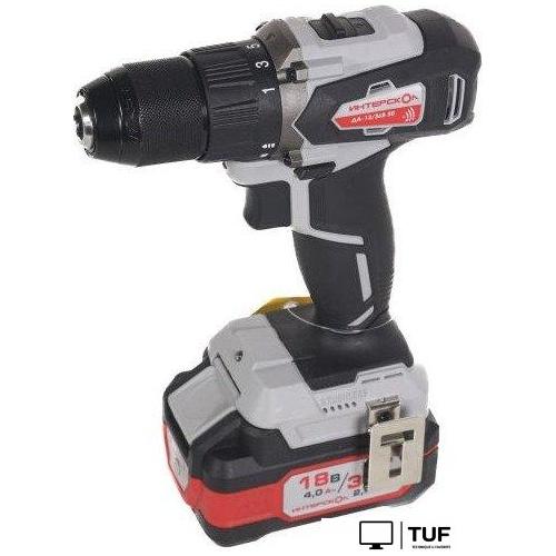 Дрель-шуруповерт Интерскол ДА-13/36В 50 851.2.2.70 (с 2-мя АКБ, кейс)