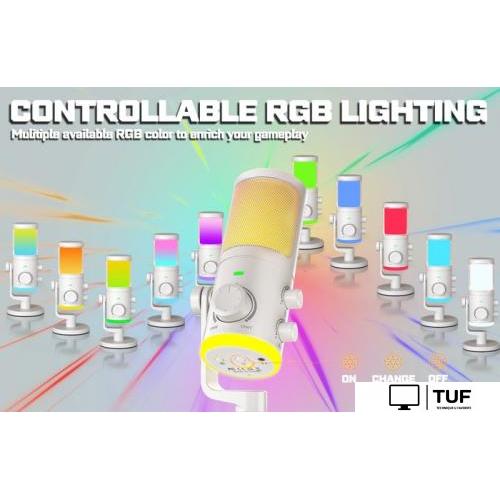 Проводной микрофон FIFINE AM6 (белый)