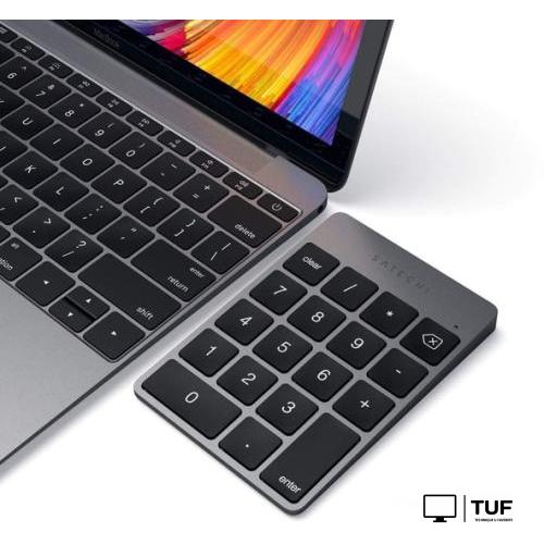 Цифровой блок Satechi Aluminum Slim Rechargeable Bluetooth Keypad (серый космос)