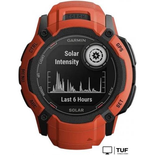 Умные часы Garmin Instinct 2x Solar (оранжевый)
