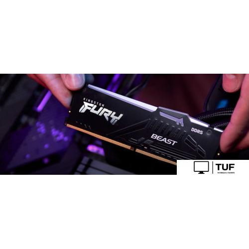 Оперативная память Kingston FURY Beast RGB 2x32ГБ DDR5 5200 МГц KF552C40BB2AK2-64