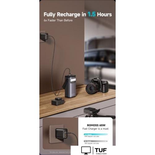 Внешний аккумулятор Romoss PMT40 Pro 40000mAh (черный)