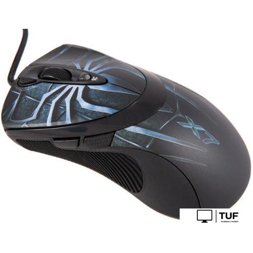 Игровая мышь A4Tech XL-747H (черный/синий)
