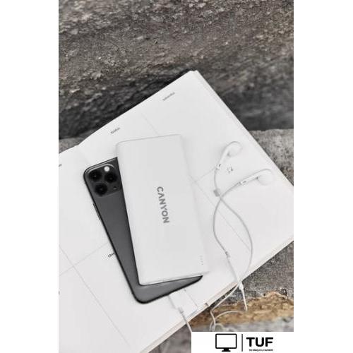 Внешний аккумулятор Canyon PB-106 10000mAh (белый)