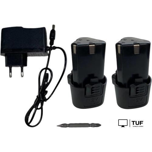 Ударная дрель-шуруповерт Zitrek Crusher 14-Li 063-4054 (с 2-мя АКБ, кейс)