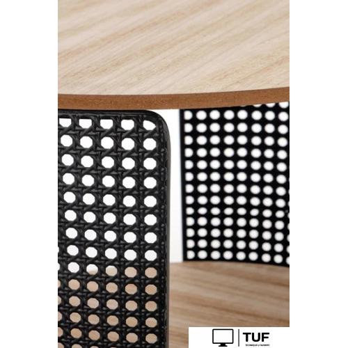 Журнальный столик Halmar Trafica (натуральный/черный)