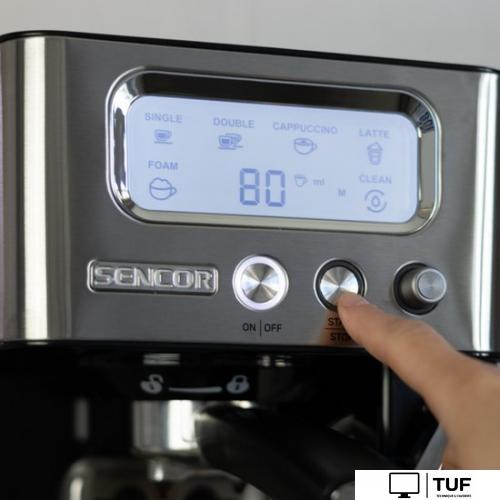 Рожковая кофеварка Sencor SES 4090 SS