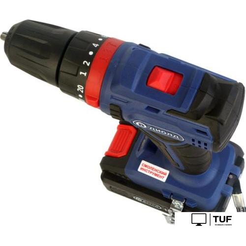 Ударная дрель-шуруповерт ДИОЛД ДЭА-16ЛИ-02У 10022153 (с 2-мя АКБ, кейс)