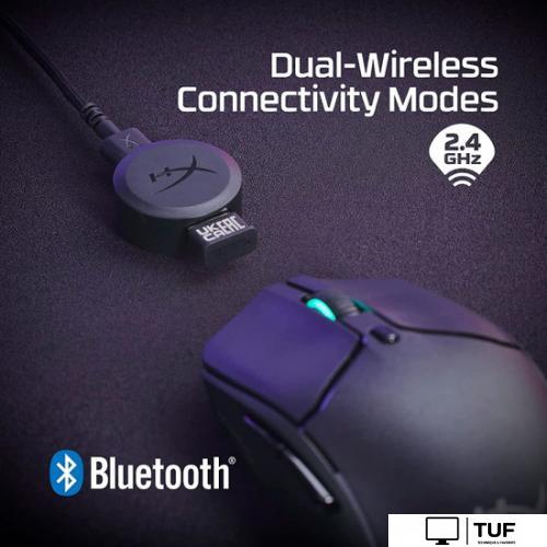 Игровая мышь HyperX Pulsefire Haste 2 Wireless (черный)