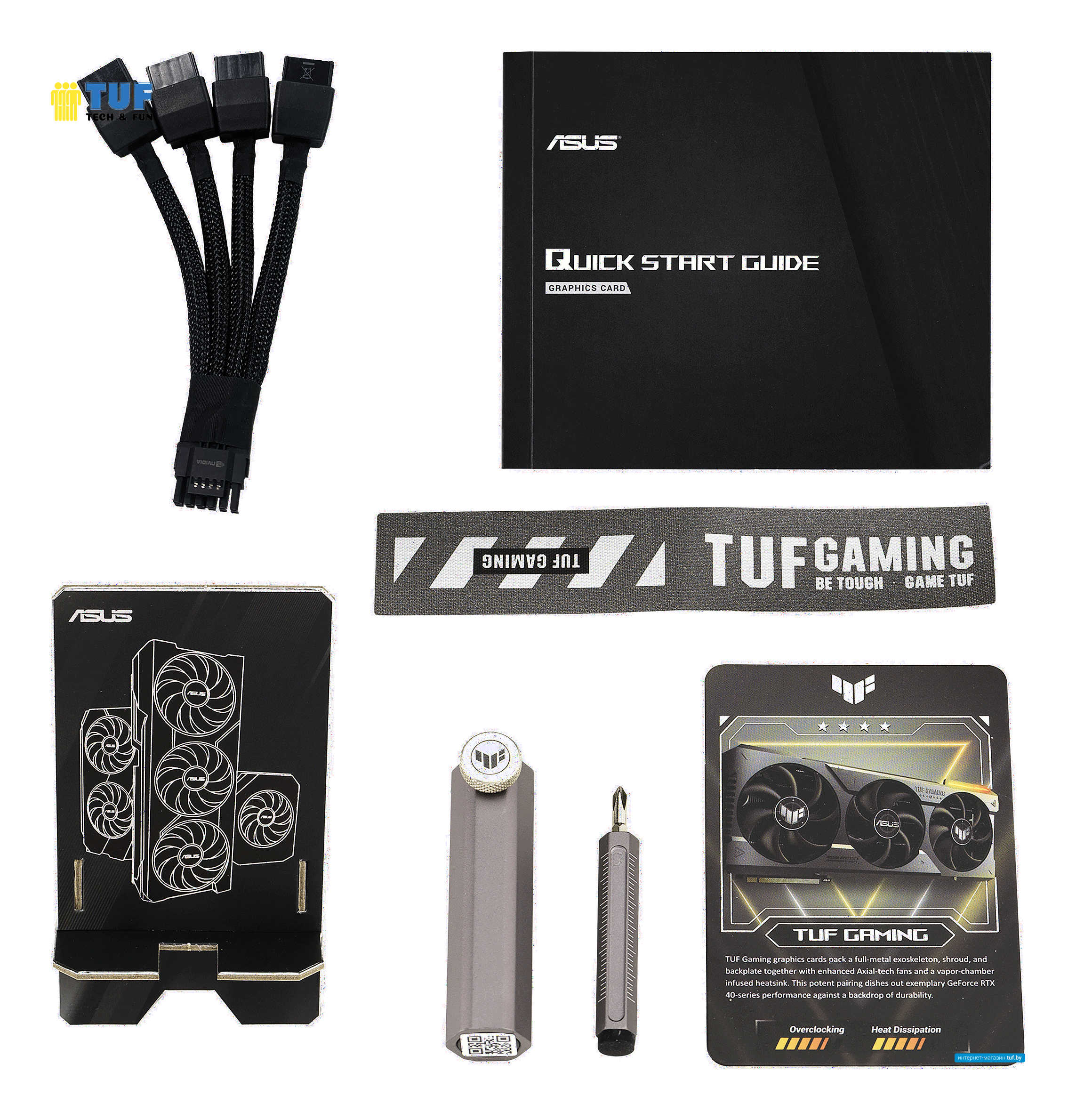 Видеокарта ASUS TUF Gaming GeForce RTX 4090 OC Edition 24GB GDDR6X TUF-RTX4090-O24G-GAMING