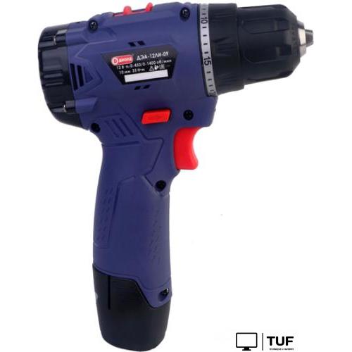 Дрель-шуруповерт ДИОЛД ДЭА-12ЛИ-09 (с 2-мя АКБ, кейс)