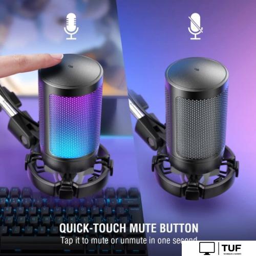 Проводной микрофон FIFINE A6T (черный)