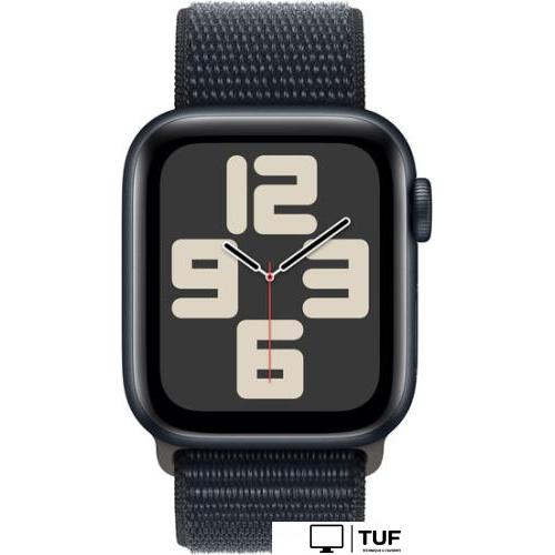 Умные часы Apple Watch SE 2 40 мм (алюминиевый корпус, темная ночь/темная ночь, нейлоновый ремешок)