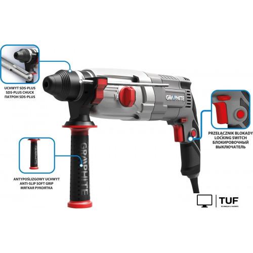 Перфоратор GRAPHITE 58G538 (кейс)
