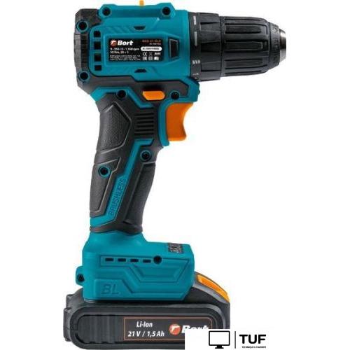 Дрель-шуруповерт Bort BAB-21-BLK 93413526 (с 2-мя АКБ, кейс)
