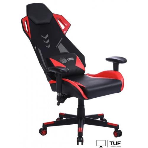 Игровое (геймерское) кресло CACTUS CS-CHR-090BLR (черный/красный)