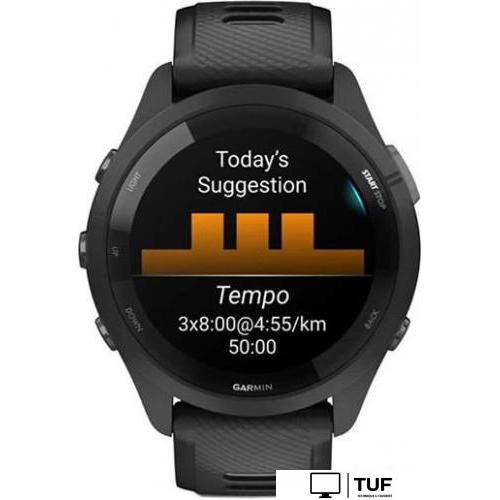 Умные часы Garmin Forerunner 265 (черный/пудрово-серый)