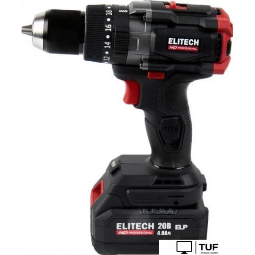 Ударная дрель-шуруповерт ELITECH CD 20BL2 E2201.042.01 (с 1-им АКБ, кейс)