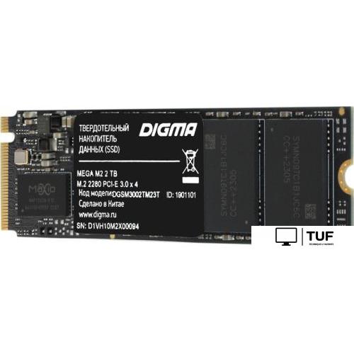 SSD Digma Mega M2 2TB DGSM3002TM23T