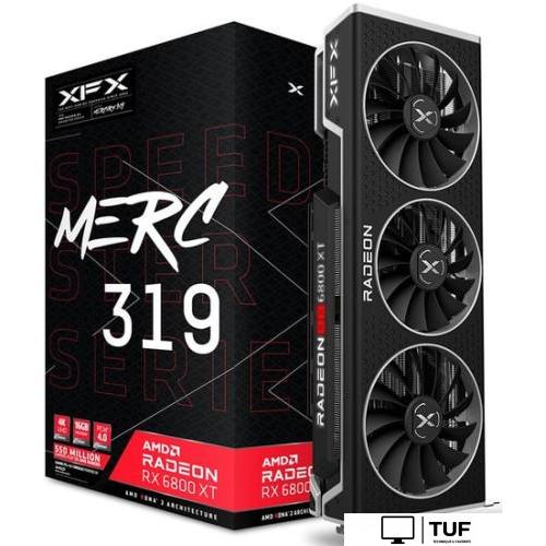 Видеокарта XFX Speedster MERC 319 RX 6800 XT 16GB GDDR6 RX-68XTACBD9