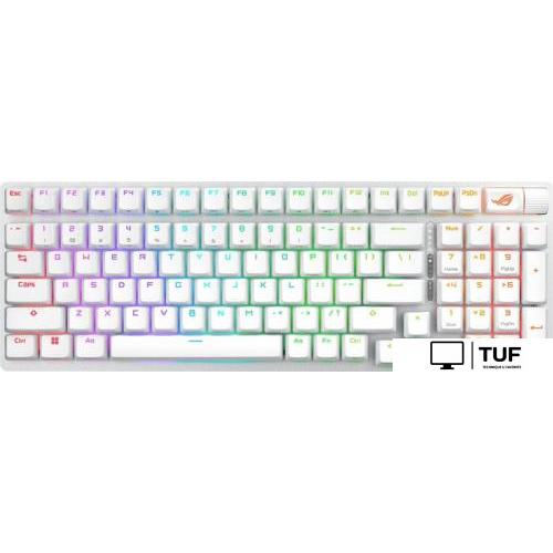 Клавиатура ASUS ROG Strix Scope II 96 Wireless Moonlight White (NX Snow)