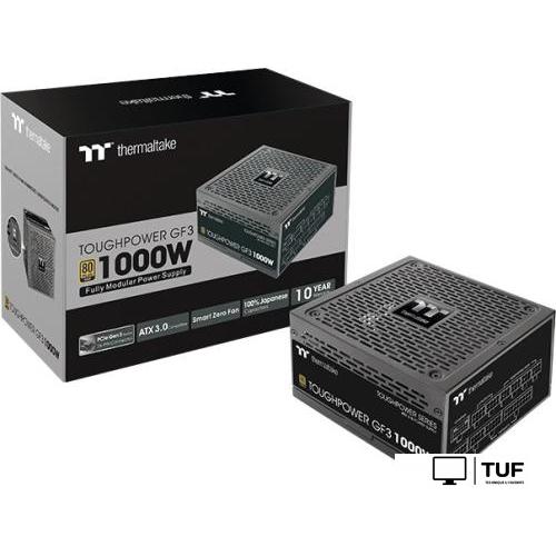 Блок питания Thermaltake Toughpower GF3 1000W Gold - TT Premium Edition PS-TPD-1000FNFAGE-4