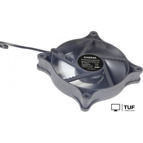 Вентилятор для корпуса Digma DFAN120PWM-2BK